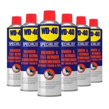 6x WD-40 49975 Bremsenreiniger SPECIALIST Serie 500ml, Brake Clean Auto Motorrad