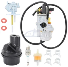 Carburetor Air Filter Set For SUZUKI JR50 1984-2006, LT-A50 TrailBuddy 1983-1984