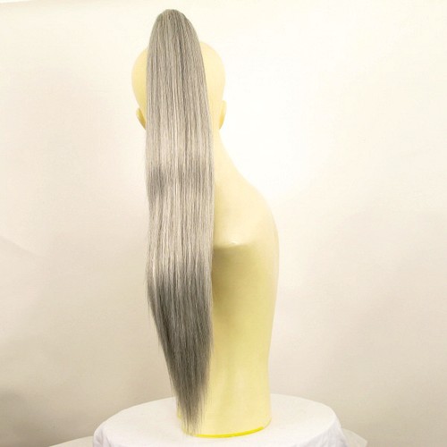 Hairpiece ponytail long 27.56 gray 7/l51 peruk - Imagen 3 de 8