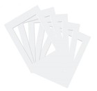 White Photo/ Picture Mount Inches 12x14" to 16x20"  fit All sizes 8,10,15,20 PK