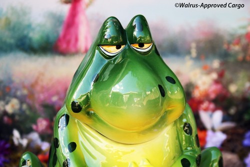 THAT’S KOOKY FROG COOKIE JAR -NWT- OTHER KITCHENWARE WILL TURN GREEN WITH ENVY! - Imagen 6 de 11