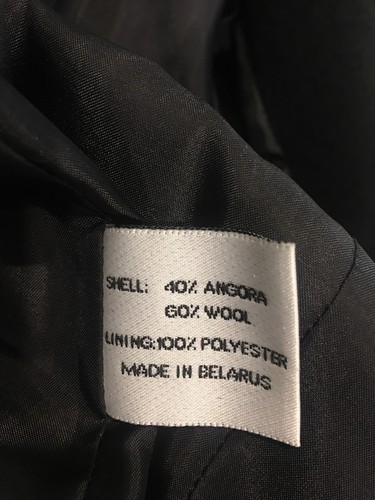 Bill Blass Mantel Jacke Kunstfell Größe 12 - Bild 7 von 7