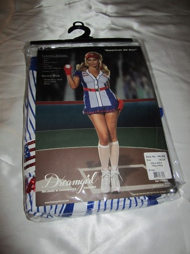 DREAMGIRL 5919 Women's American Baseball All Star Costume several sizes NEW - Picture 4 of 8