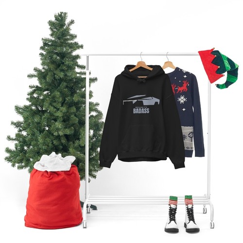 Cybertruck Because It's Badass Unisex Heavy Blend Hooded Sweatshirt - Picture 10 of 19