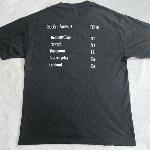 SUGA Agust D Tour D-Day S/S T-Shirt L - Picture 4 of 5