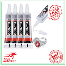 B-7000 Glue Clear for Rhinestone Crafts, Jewelry and Bead Adhesive B7000 Semi Fl