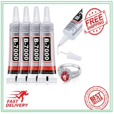 B-7000 Glue Clear for Rhinestone Crafts, Jewelry and Bead Adhesive B7000 Semi Fl