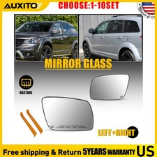 For Dodge Journey 2009-20 Heated Mirror Glass Rh Lh 68045690aa 68045691aa 2-20x For Dodge Journey 2009-20 Heated Mirror Glass Rh Lh 68045690aa 68045691aa 2-20x