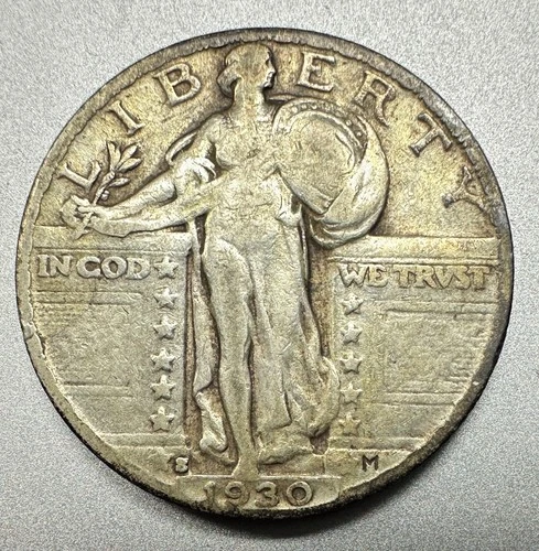 1930-S  STANDING LIBERTY QUARTER  NICE DETAIL  #1748