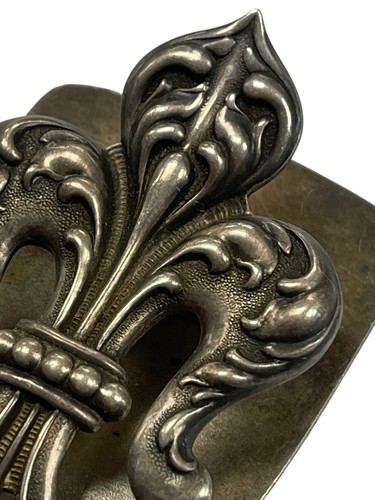 Shiebler Rand & Crane Sterling Silver Paper Weight Clip 2 3/4” Fleur De Lis Rare - Picture 13 of 20