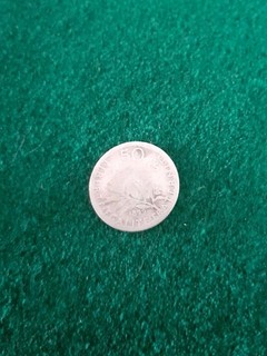 Pièce de 50 Centimes de Francs en Argent Semeuse daté de 1899