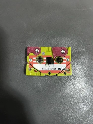 Vintage 1986 Hasbro Takara G1 Transformers Slugfest Mini Dinosaur Cassette Tape