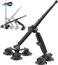 Suction Car Mount for Insta360 X5, X4, X3, 5 in 1 Suction Cup Camera Mount 