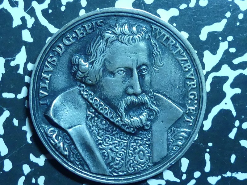 CB225: WIRTZBURG, silver MEDAL, restrike dated 1575, 0.925 silver, 0.9666 asw oz