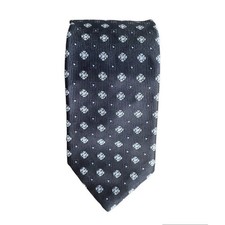 NWT John W. Nordstrom Classic Neck Tie USA Made Silk Floral Geometric Black Men