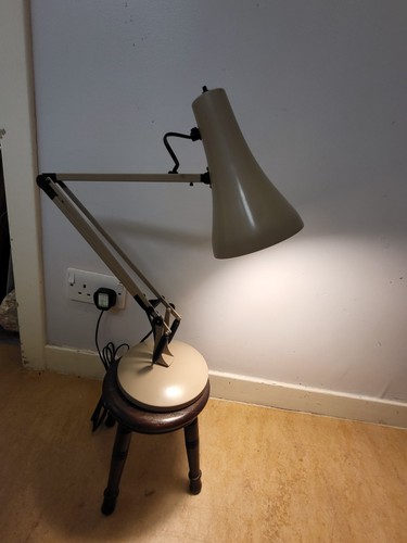 Vintage Genuine Anglepoise Apex 90 Taupe/Mushroom Desk Lamp, Working - Picture 2 of 14