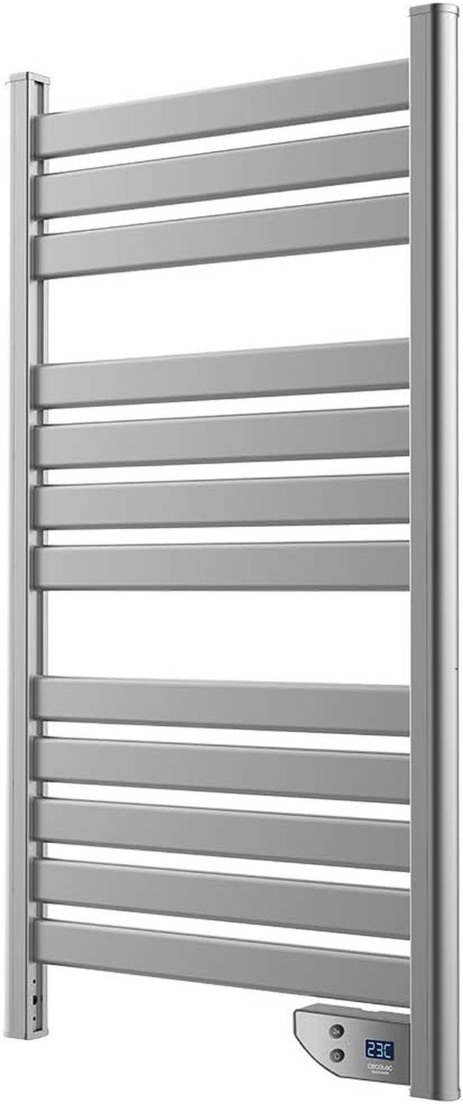 Cecotec Radiador Toallero Eléctrico Bajo Consumo Ready Warm 9050 Twin Towel INOX