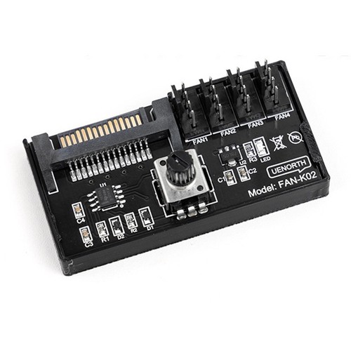 4Pin Fan Speed Controller for Server For PWM Fans For SATA and DC Powered Hub - Picture 9 of 14