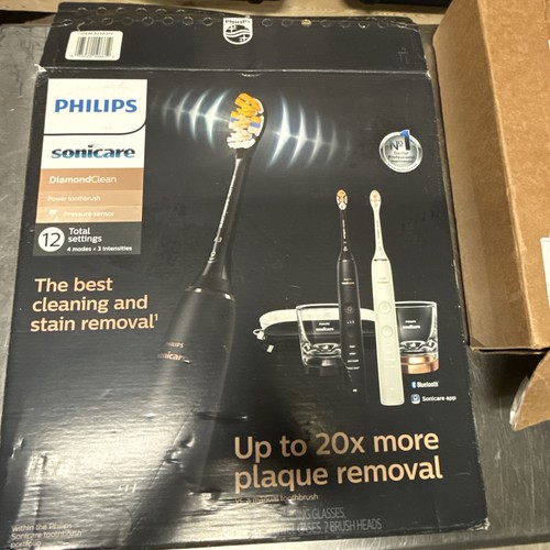 Philips - Sonicare DiamondClean - HX9912/99 Wiederaufladbare Schallzahnbürste 2er Pack