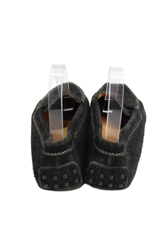 Tods Womens Contrast Stitching Detail Slip On Casual Slippers Black Size 8.5 - Image 3 of 4
