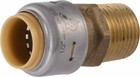 Pipe Connector, 1/2 x 1/2 In. MNPT, 4-Pk. - UR120A4