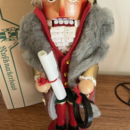 Vintage Rare 1999 Steinbach Nutcracker Henry Ford In Original Box 17" - Bild 4 von 13