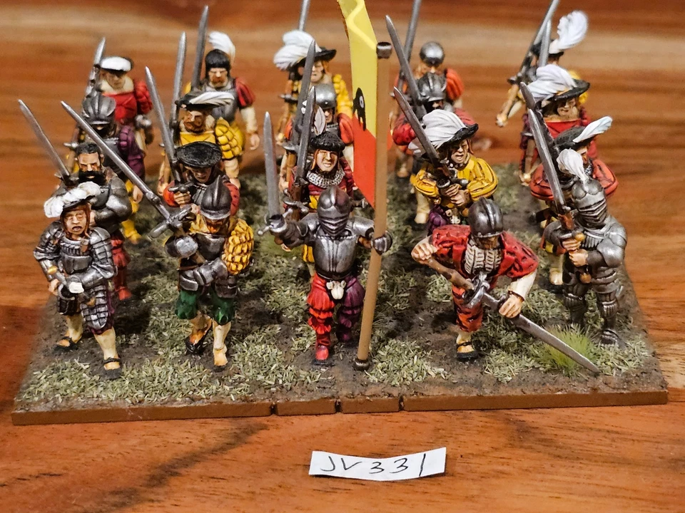 Pike and Shotte Warlord Games Landsknechts with Zweihanders Broadswords x16 - Image 2 of 4