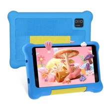 Kids Tablet 7 inch Android 12 Tablet 2+32GB Shockproof blue Touch Screen 100 pcs