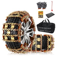 Kyx Snow Tire Chains For Carsuvpickup Adjustable Universal Emergency Alloy Kyx Snow Tire Chains For Carsuvpickup Adjustable Universal Emergency Alloy