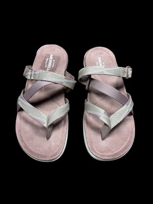 Merrell District Mendi Backstrap Sandals Women s 7 Burlwood Pink Comfort Thong