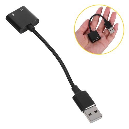 Sound Card Converter Audio Splitter for Headphones Computer Components - 第 6/12 張圖片