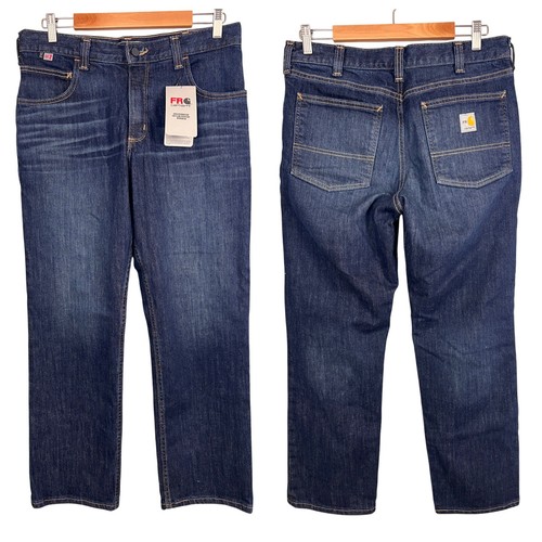 Neu mit Etikett Carhartt 33 x 30 FR flammhemmende Herrenjeans CAT 2 NFPA 2112 robust flexibel
