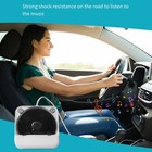 AUX Port Equipped Portable CD Player for Seamless Audio Experience in For Cars