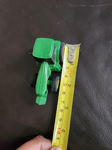 Etrl JohnDeere Green Black Mini Tractor Toy 3" - Picture 4 of 17