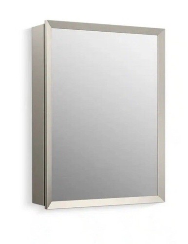 KOHLER Embark 20 in. x 26 in. Framed Medicine Cabinet with Mirror Brushed Nickel