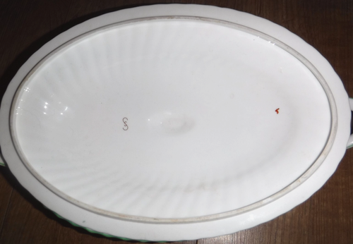 Minton Haddon Hall grüner Rand Gemüse Servier Terrine & Deckel ~ 1. ~ Top - Bild 5 von 7