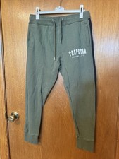 Women  s Trapstar Jogger Pants Sweatpants In Olive Army Green Size M/L