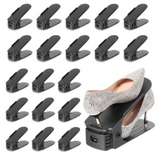 TOPNEW 20 Pack Shoe Slots Organizer Shoe Stacker for a Pair of Shoes 4 Levels...