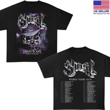 Ghost World Tour 2025 Fan Gift, Ghost Skeletour World Tour Tee, Ghost Skeletour
