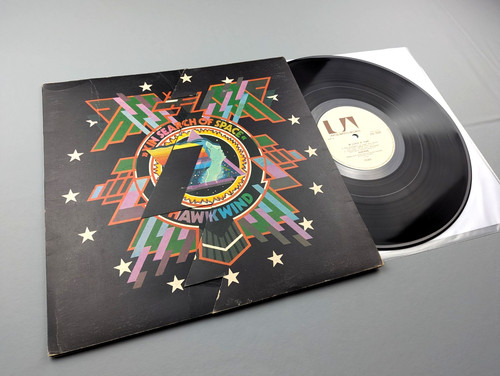 Hawkwind - X In Search Of Space. G+/VG. OG UK Press! UAG 29202. Vinyl Record LP.