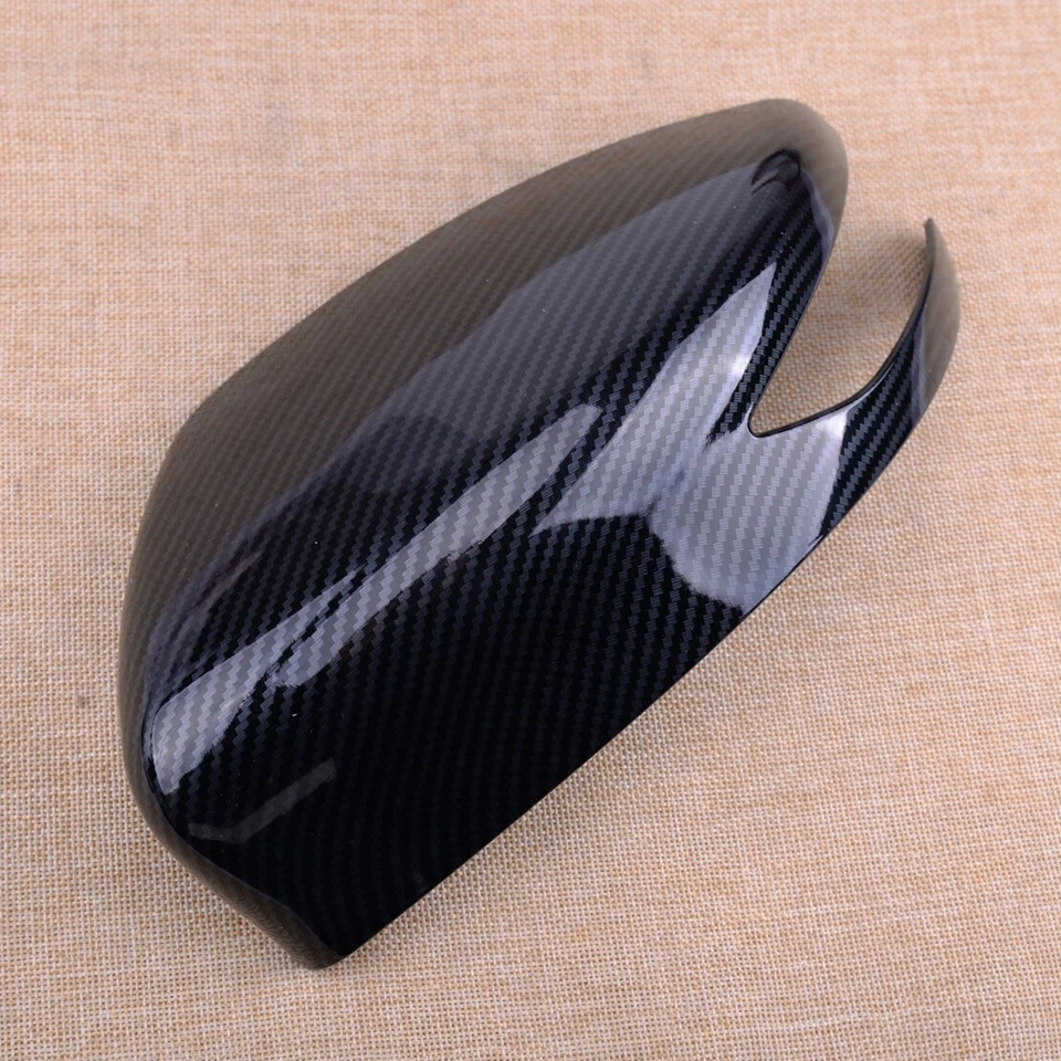 Nueva tapa de cubierta de espejo retrovisor lateral de fibra de carbono apta para Nissan Máxima Sedán 16-20 hm Foto 2 de 3