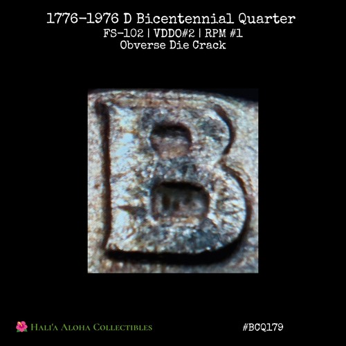 1776-1976 D U.S. Bicentennial Quarter FS-102 / VDDO #2 | RPM #1 Variety Errors - Picture 6 of 10