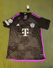 adidas Bayern Munich Jamal Musiala #42 Soccer Jersey Black/Purple Men's L