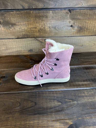 Botas de invierno Skechers Keepsneak Avalanche rosa forradas de piel sintética para mujer talla 9 - Imagen 9 de 15