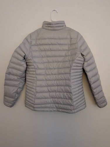 Patagonia Daunen-Pullover-Pufferjacke Damen Large 84683 hellgrau Outdoor - Bild 2 von 9
