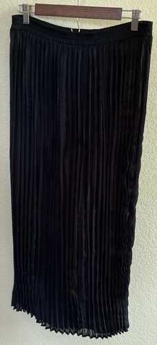 Maxi gonna plissettata nera trasparente vintage collezione Espirit anni 90 taglia small - Foto 4 di 5