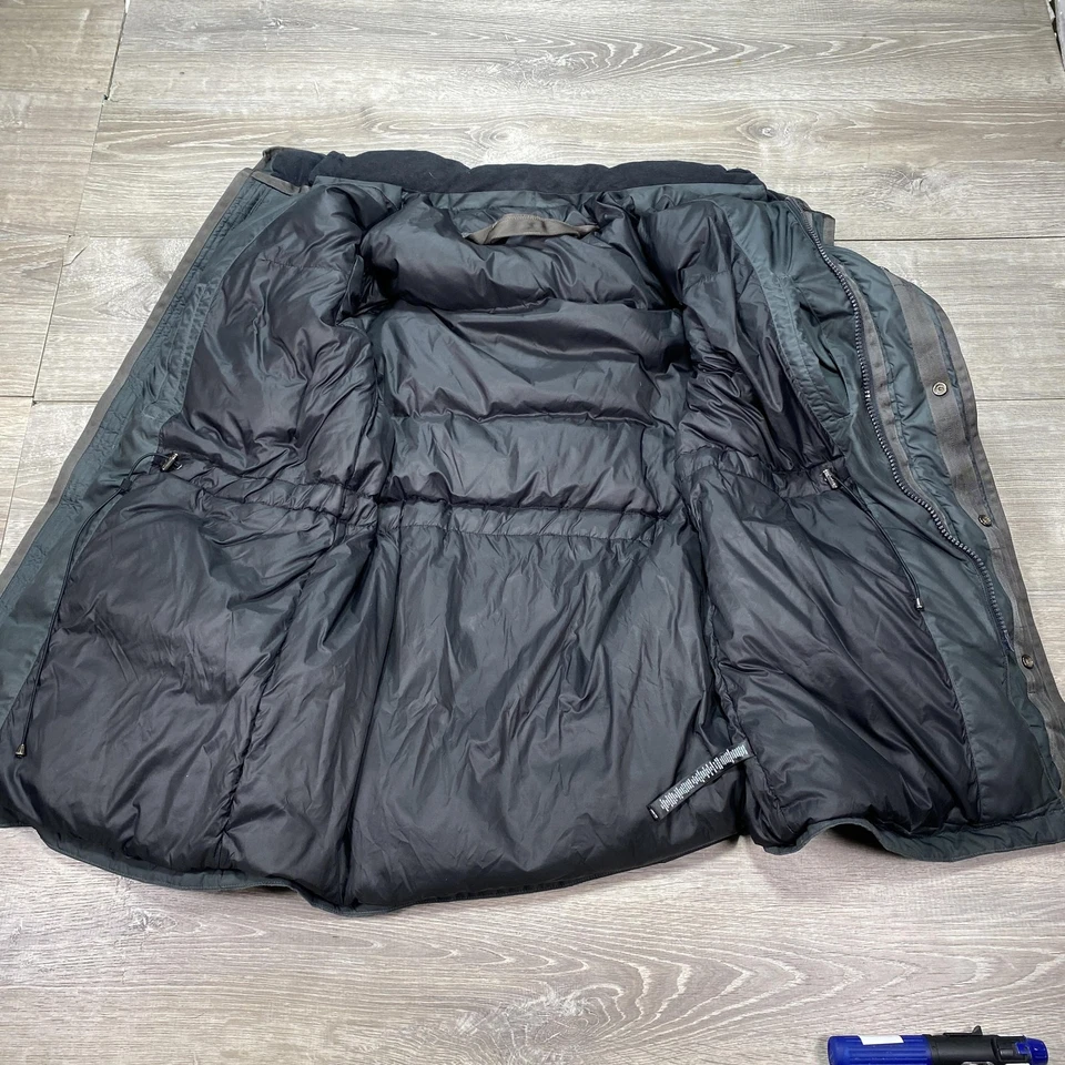 Chaqueta RLX Ralph Lauren Para Hombres Grande Carbón Parka Aislada Puffer Down Esquí Nieve Foto 4 de 4