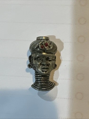 Vintage African Moorish Figural Pin Brooch Costume Jewelry