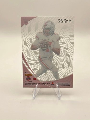 2023 Panini Chronicles Draft Picks - Clear Vision C.J. Stroud /49 #2 (RC) - Bild 2 von 2