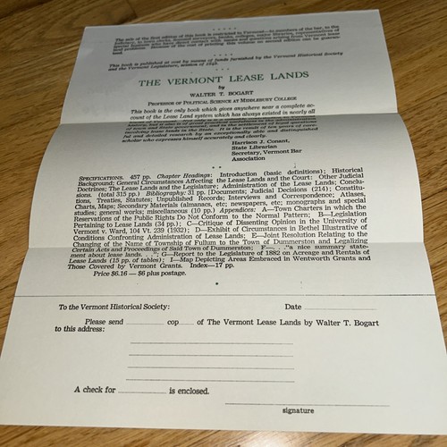 1958 DER OFFIZIELLE FÜHRER ZU DEN HISTORISCHEN STÄTTEN VON VERMONT + 1962 jährliche Buchliste - Bild 13 von 16